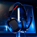 Headset Gaming JLAB Nightfall Negro banda ajustable, control para volumen, 3.5mm, microfono rotatorio, Rapid mute. 50mm driver. Soporta audio espacial - GHNHTFALLRBLK4