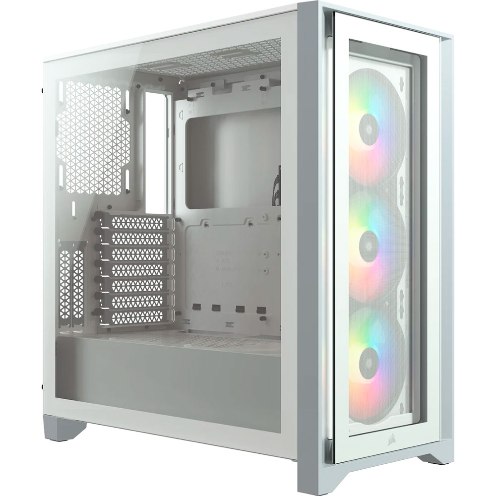 Case Corsair ICUE 4000X RGB White, CC-9011204