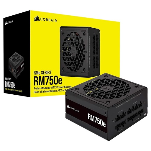 [11967] FUENTE DE PODER Corsair, RM750e 750w, 80plus Gold, fully Modular,  CP-9020248-NA