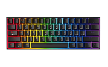 [16287] Teclado Mecánico Gaming FANTECH  MAXFIT61 RGB Negro - MK857