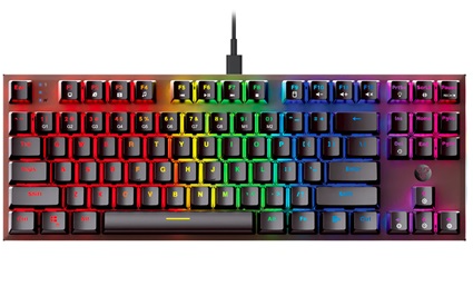 [16290] Teclado Mecánico Gaming FANTECH MAXFIT87 RGB Negro - MK856