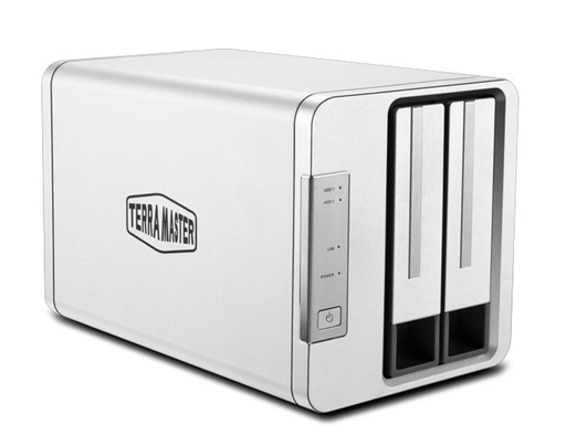 [16795] NAS TERRAMASTER 2BAY INTEL CELERON N4500 DUAL CORE 2.0GHZ 2.5GB LAN X 2 TM-F2223