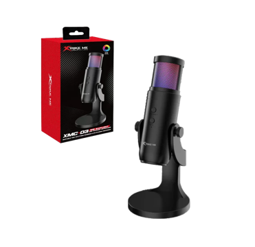 [16835] Microfono Xtrike Me XMC Captura Capacitiva, Con Iluminación RGB, USB 