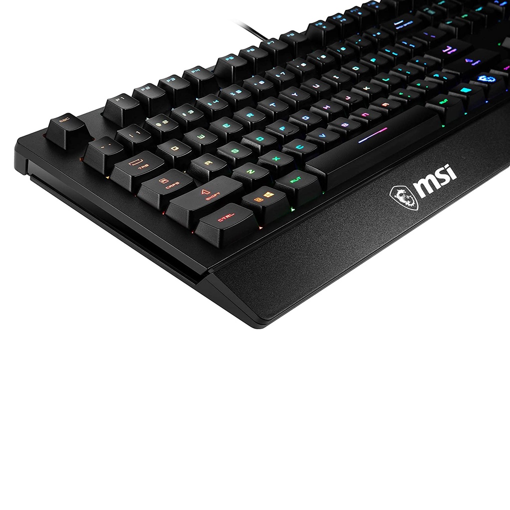 Teclado Gaming MSI Vigor GK20 Rainbow Lighting US
