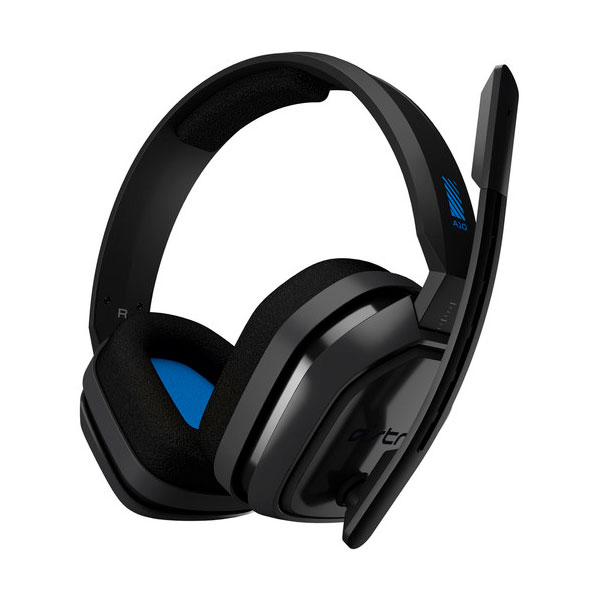 Headset Gaming ASTRO A10 PS4/PS5/NS Gray/Blue Jack 3.5mm