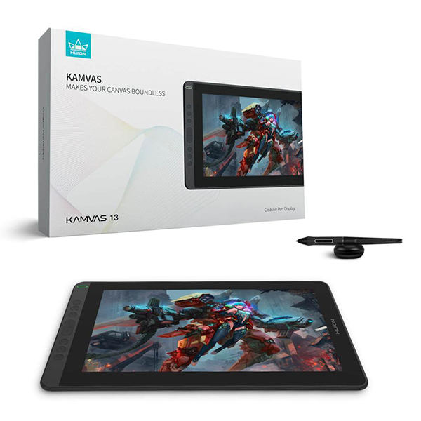 Tableta Grafica Huion Kamvas 13 Pen Display Cosmo Blac GS1331-B