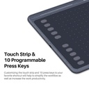 Tableta Gráfica HUION HS611 10" Space Gray