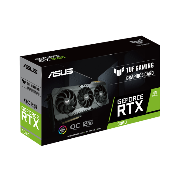 Tarjeta de video Asus TUF Gaming RTX 3060 V2 12GB GDDR6 OC Edition