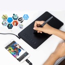 Tableta Gráfica Huion Inspiroy H640P 7" USB, 6 Botones
