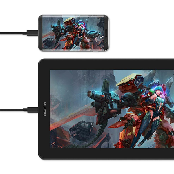 Tableta Grafica Huion Kamvas 13 Pen Display Violet Purple GS1331-P