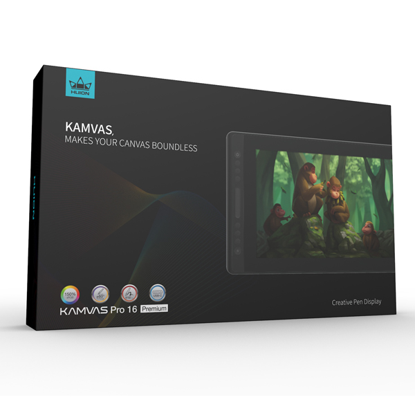 Tableta Gráfica Huion Kamvas PRO 16" Premium Full HD