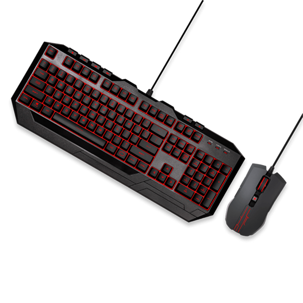 Teclado y Mouse Cooler Master Devastador 3 Plus, Hibrido, 2400 DPI, 7 Colores