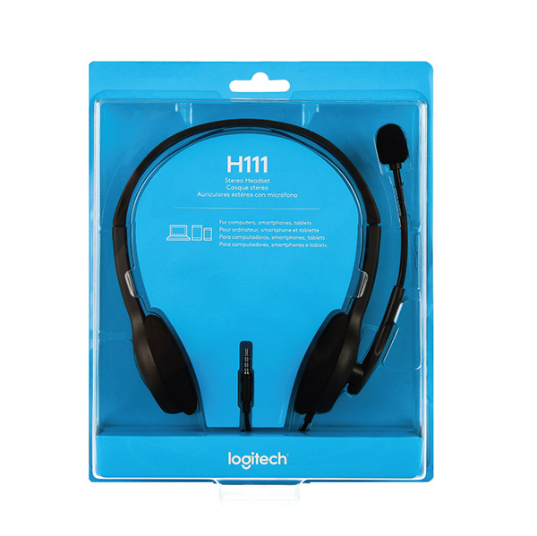 Headset Logitech H111 Diadema 3.5mm