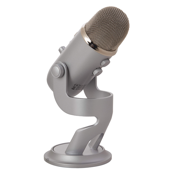 Micrófono Logitech Profesional Blue Yeti, Silver 988-000103