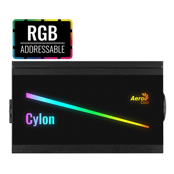 Fuente de poder Cylon 700w RGB 80 Plus Bronze Full Ranger AeroCool