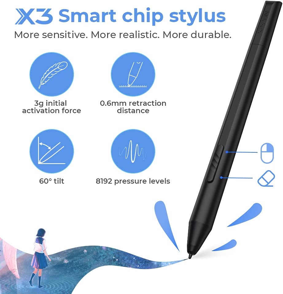 Tableta Gráfica XP PEN Artis 12 - 2GEN NEGRO + Smart Fryer Xiaomi GRATIS