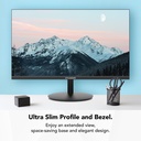 Monitor Hyundai 24" FHD IPS, 75Hz, 24FGM HDMI, VGA, 2 Speakers - Black HT24FGMBK01 