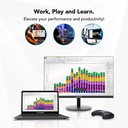 Monitor Hyundai 24" FHD IPS, 75Hz, 24FGM HDMI, VGA, 2 Speakers - Black HT24FGMBK01 