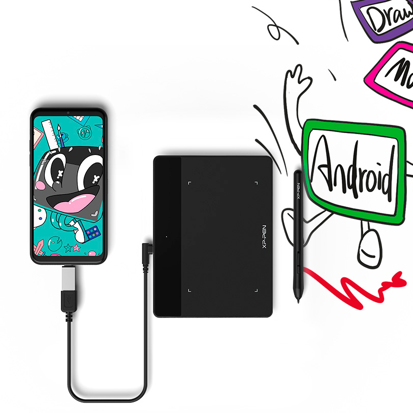 Tableta XP PEN Drawing Deco Fun L Azul