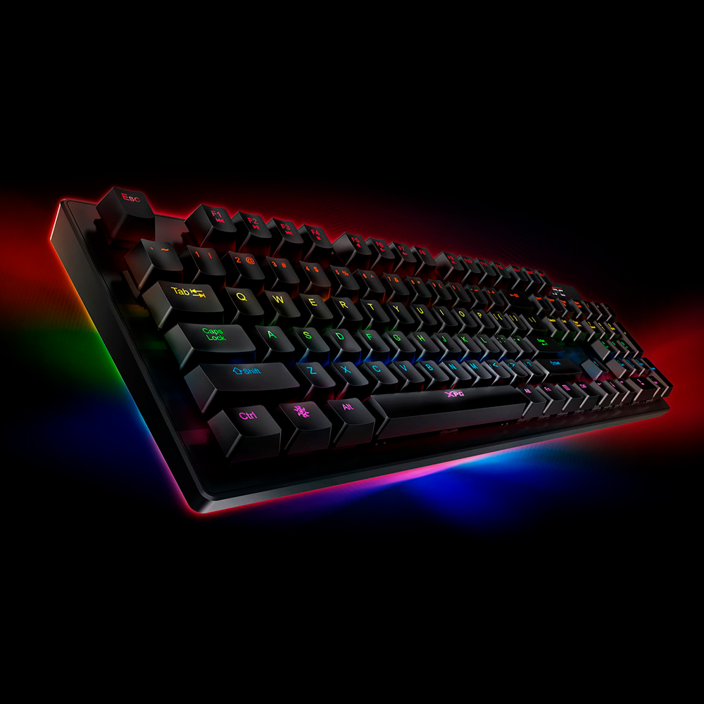 Teclado Gaming ADATA XPG INFAREX K10 Semi-mecánico USB - 9 Colores LED