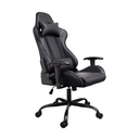 Silla Gamer T-Dagger Mustang - Negro Base Metalica - Descansa-brazos ajustables - Reclinable T-TC700BK
