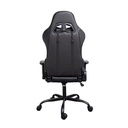 Silla Gamer T-Dagger Mustang - Negro Base Metalica - Descansa-brazos ajustables - Reclinable T-TC700BK