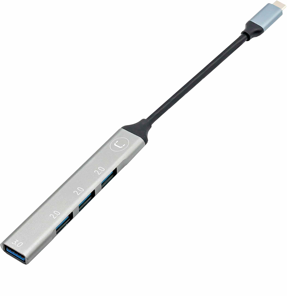 HUB UNNO 4 PUERTOS  USB 3.0 x 1 & USB 2.0 x 3 HB1013SV