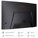 Monitor KOORUI 27", QHD 1440P, 144 Hz (1 ms, panel VA curvado 1800R, DP, HDMI) 27E6QC