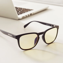 Gafas GUNNAR OAKLAND ONYX/A, Color lente Amber, Low Bridge Fit Compatible, Blocks harmful blue light and 100% UV - OAK-00101