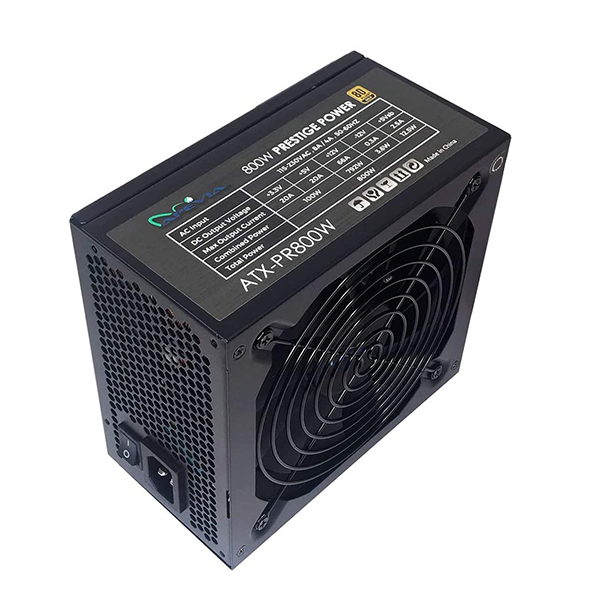 Fuente de Poder Apevia Prestige 800W  80+ Gold Certificado