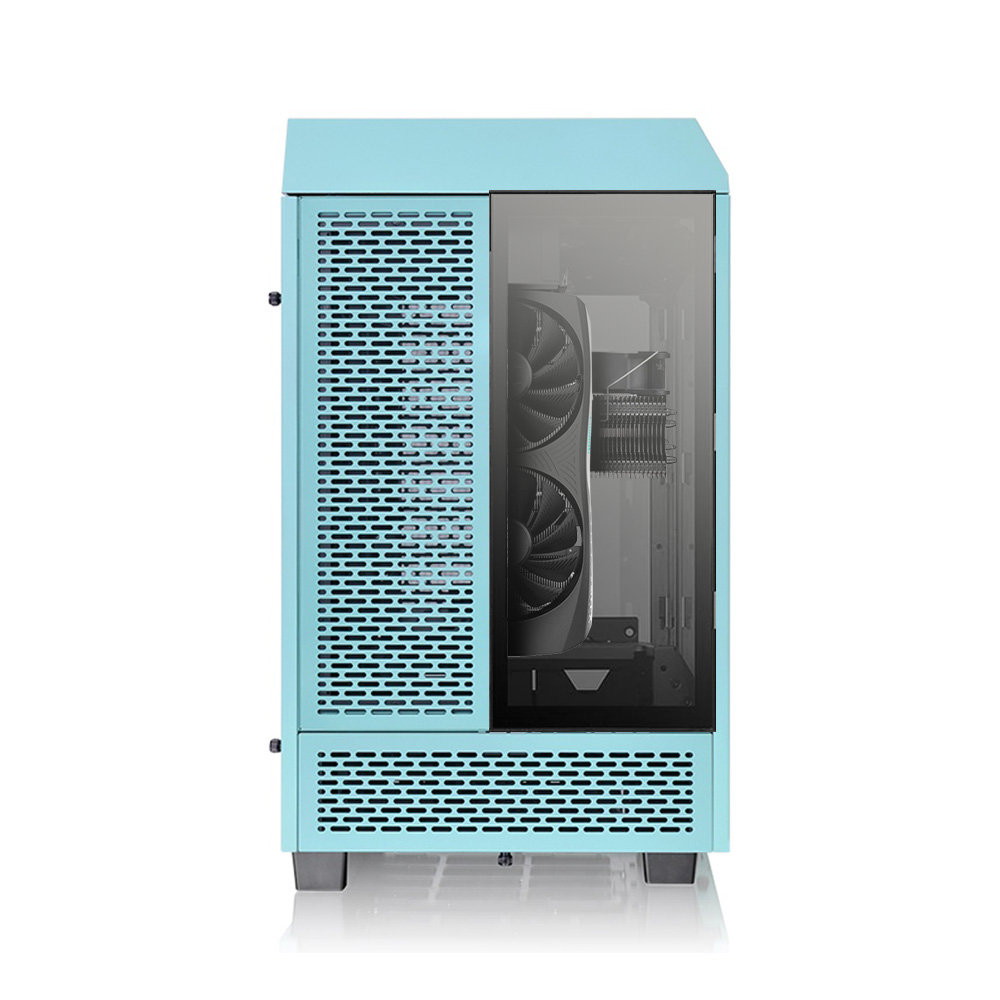 PC Mini Tower - Intel i5 12400, RTX 4060 8GB, M.2 512GB, RAM 16GB DDR4, H610, 550W 80+ Turquesa