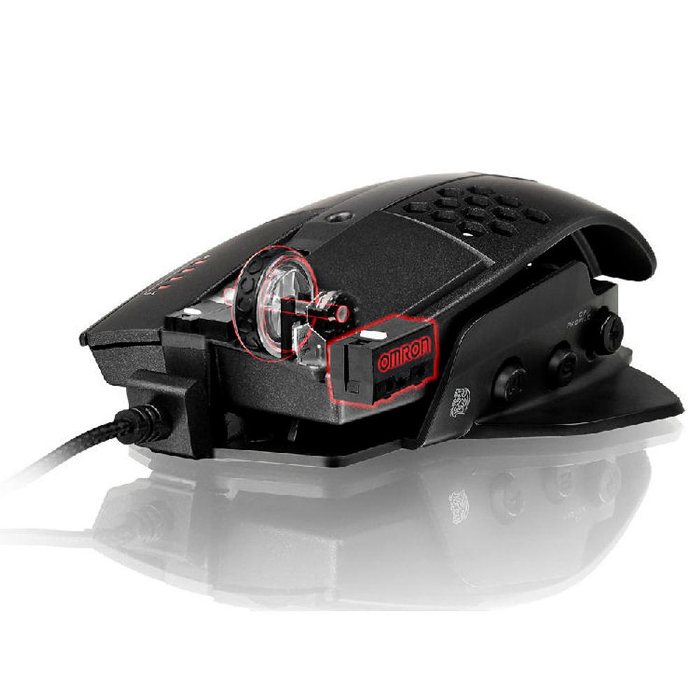 Mouse Gaming Thermaltake LEVEL 10 M 1600 DPI Advance Láser OMRON Switch RGB