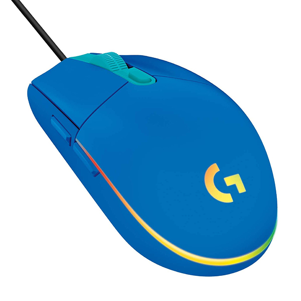 Mouse Logitech G203 Gaming Blue 8,000DPI, LinghtSync RGB