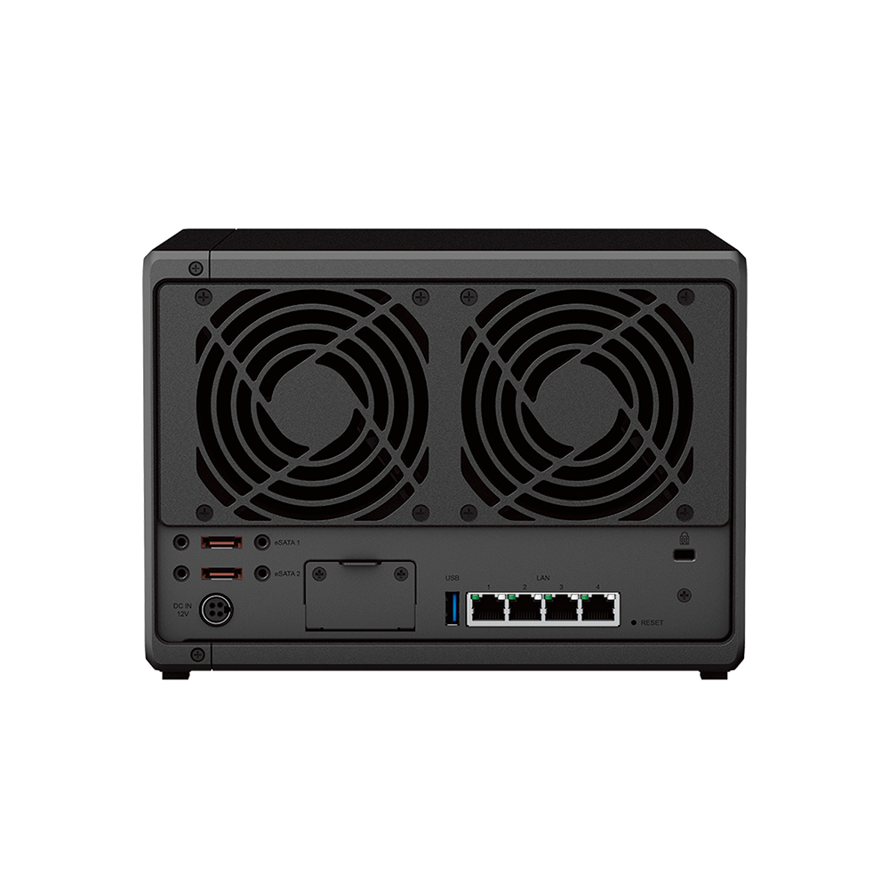 Synology DS1522+ DiskStation NAS de 5 bahías (AMD Ryzen R1600 8GB Ram 4xRJ-45 1GbE LAN-Port)