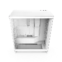 Case NZXT H7 Flow 2024 Mid-Tower Airflow Case with 3  Fans, Panoramic Glass Panels, Cable Management - Color NBlanco CM-H72FW-01