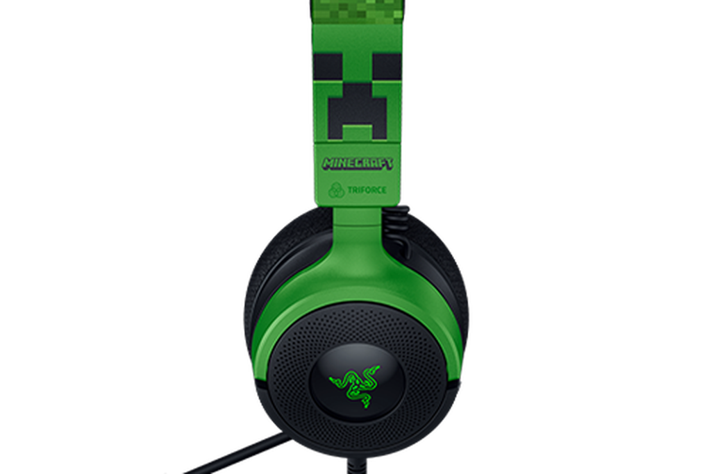 Headset Razer Kraken V4 X,  Minecraft Edition