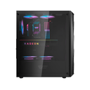 Case DarkFlash  DK352 - 4 x Fan ARGB - Negro, Malla metalica, 