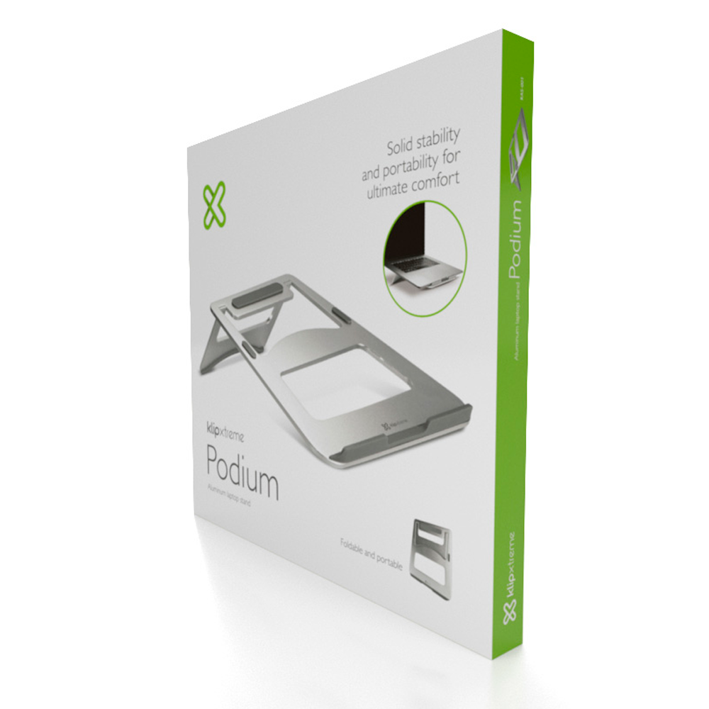 Base/Soporte para Laptop Klip Xtreme Aluminio 15.6" Slim, KAS-001