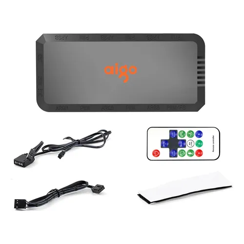 Bundle Disipador de Aire ANTEC A30 NEO ARGB, 12V, SOCKET 1200, 1700, AM5, AM4 TDP 125W  +  Controlador PWM Aigo APC1 , ARGB 3 pin + 6 Conectores PWM 4 pin KT
