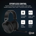 Headset Corsair HS65 SURROUND Negro, PC, Mac, PS5, PS4, Xbox, Nintendo Switch, Mobile - CA-9011270-NA