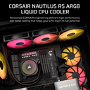 Enfriamiento Liquido Corsair Nautilus 360 RS ARGB - Negro - CW-9060093-WW