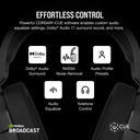 Headset Corsair HS55 Wireless - Negro - CA-9011280-NA