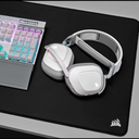 Headset Corsair HS80 RGB Wireless - Blanco - CA-9011236-NA