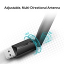 Adaptador USB Inalambrico TP-LINK Archer T2U Plus, AC600, 433 Mbps 5.0 GHz/2.4 GHz, WI-FI 5, Doble Banda, Puerto USB 2.0, 0152502274
