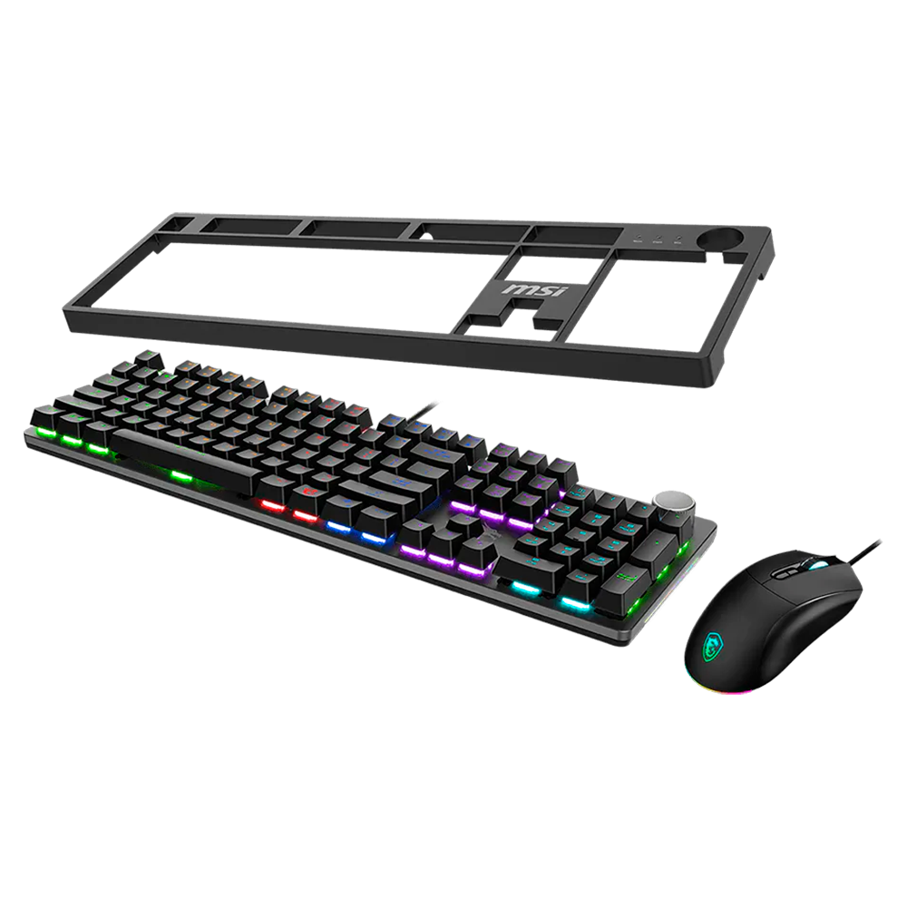  Combo Teclado mecanico  y Mouse MSI FORGE GM320 + FORGE GK320 