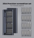 JUEGO DE DESARMADORES MINI 25-in-1 Small Precision Screwdriver Set, Professional Magnetic Mini Repair