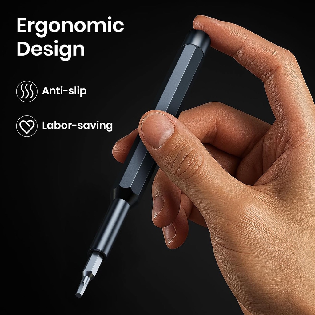 Herramientas Juego de desarmadores 38-in-1,Mini Magnetic Pads  para Macbook,Computadoras,Laptops,iPhone, PS4,PS5,Xbox, SWITCH