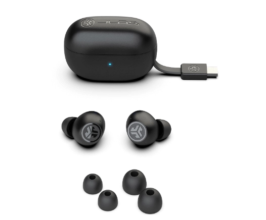 JLab - GO POP ANC True Wireless  - Negro , BT5.4, Driver 10mm, Carga Rapida, 