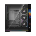 Case XYZ Neutron X Pro Negro – Mid Tower, Pantalla LCD, 4 Fans ARGB, Vidrio Templado- XYZ-SA-1018