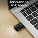 [19750]  Adaptador WIFI USB Cudy AC1300 Wireless Doble Banda - WU1300S
